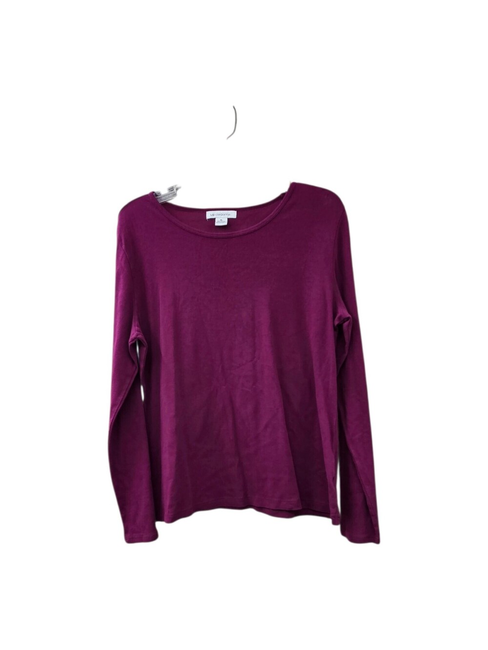 Liz claiborne longsleeve maroon tshirt